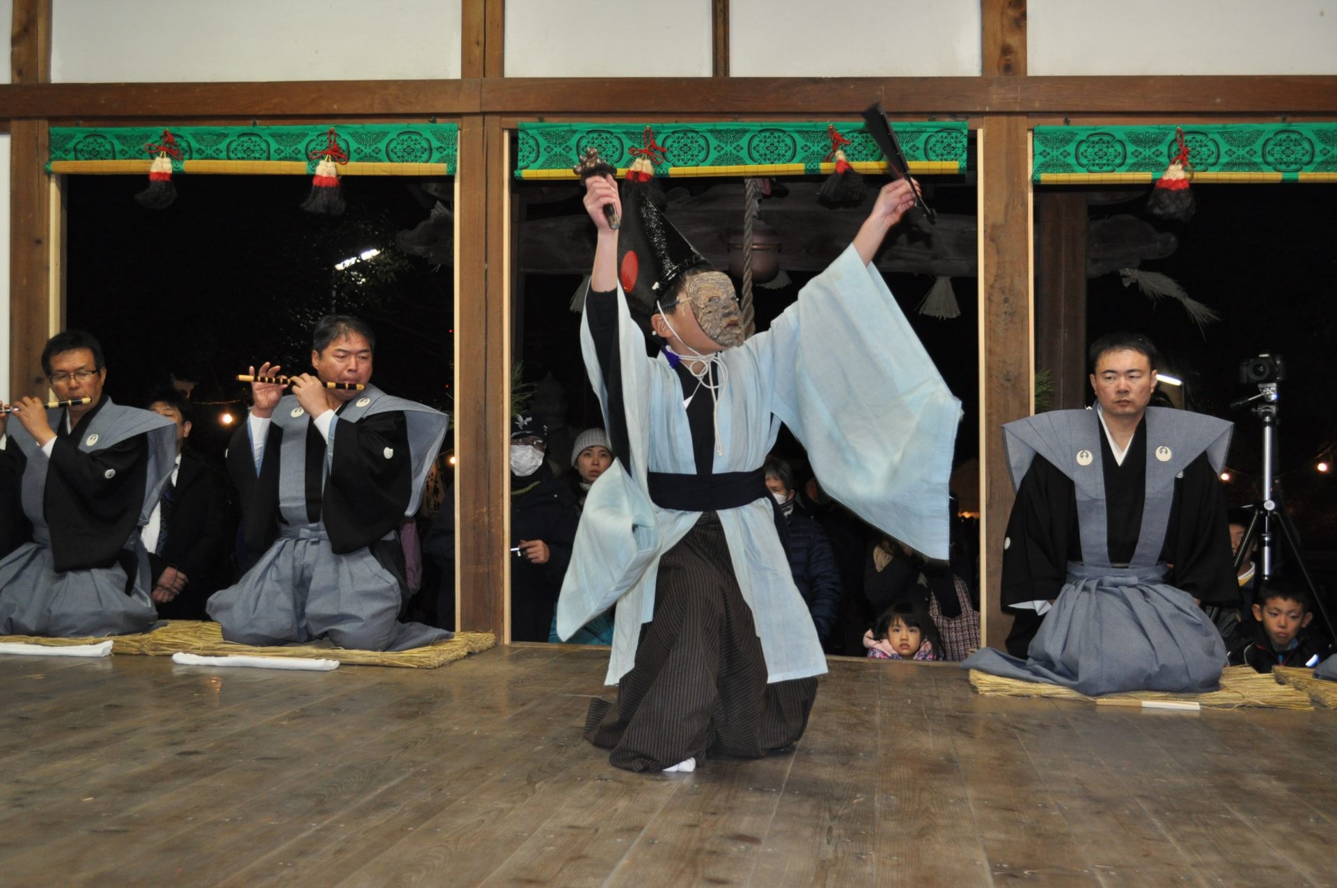 車大歳神社の翁舞