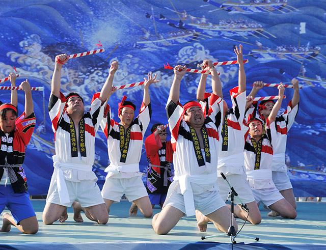 Kujira (Whales) dance in Taiji-cho