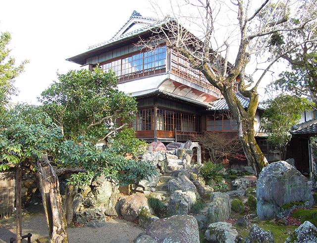 濱口家住宅「御風楼(ぎょふうろう)」(木造三階建)