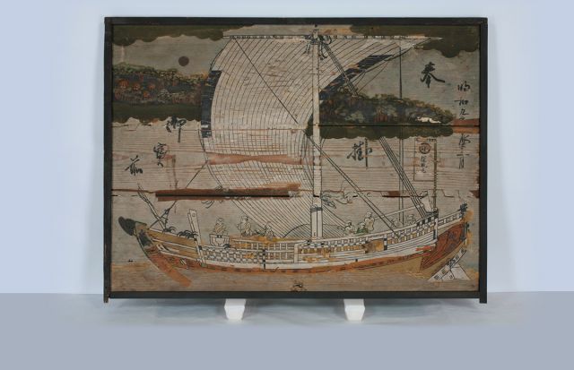 Another space created by the dreams of men who crossed the rough sea~port towns and the settlements for the owners of Kitamebune ship~