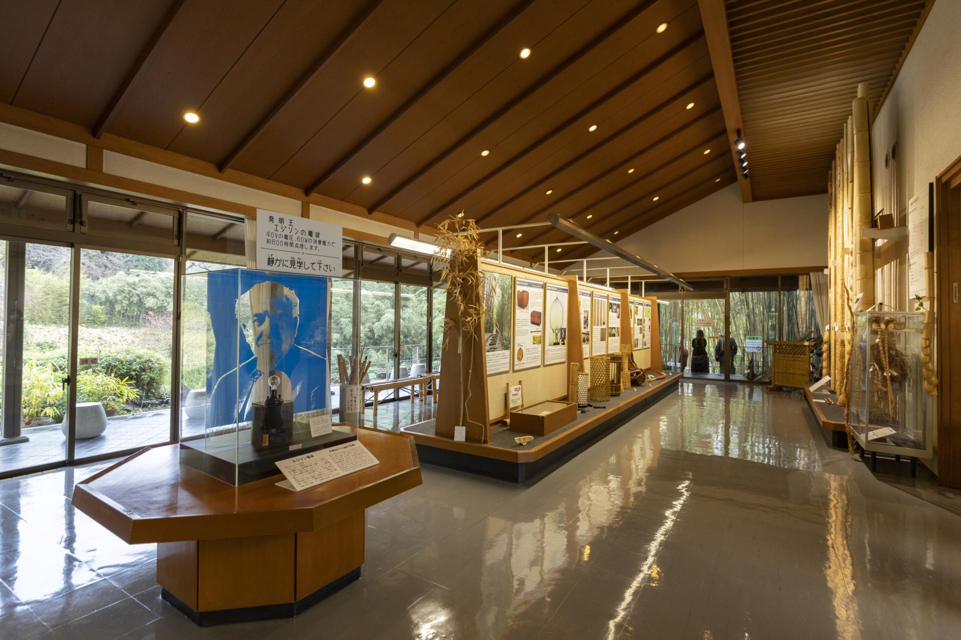 The Rakusai Bamboo Park’s museum is dedicated to the rich history and variety of bamboo.