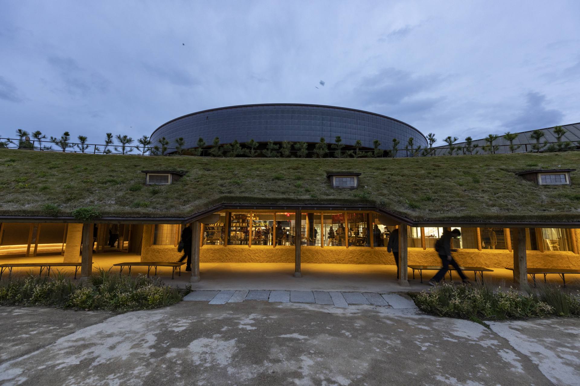 The harmony of nature and human architecture at La Collina Omihachiman.