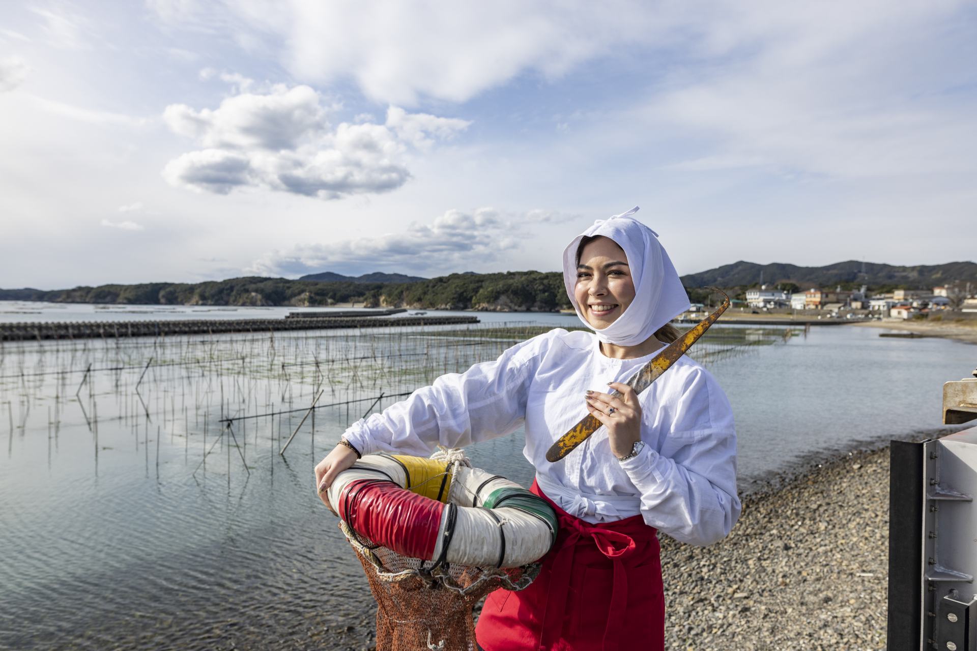 Experience dressing in the traditional ama diver wear and imagine how cold it must have been in the water!