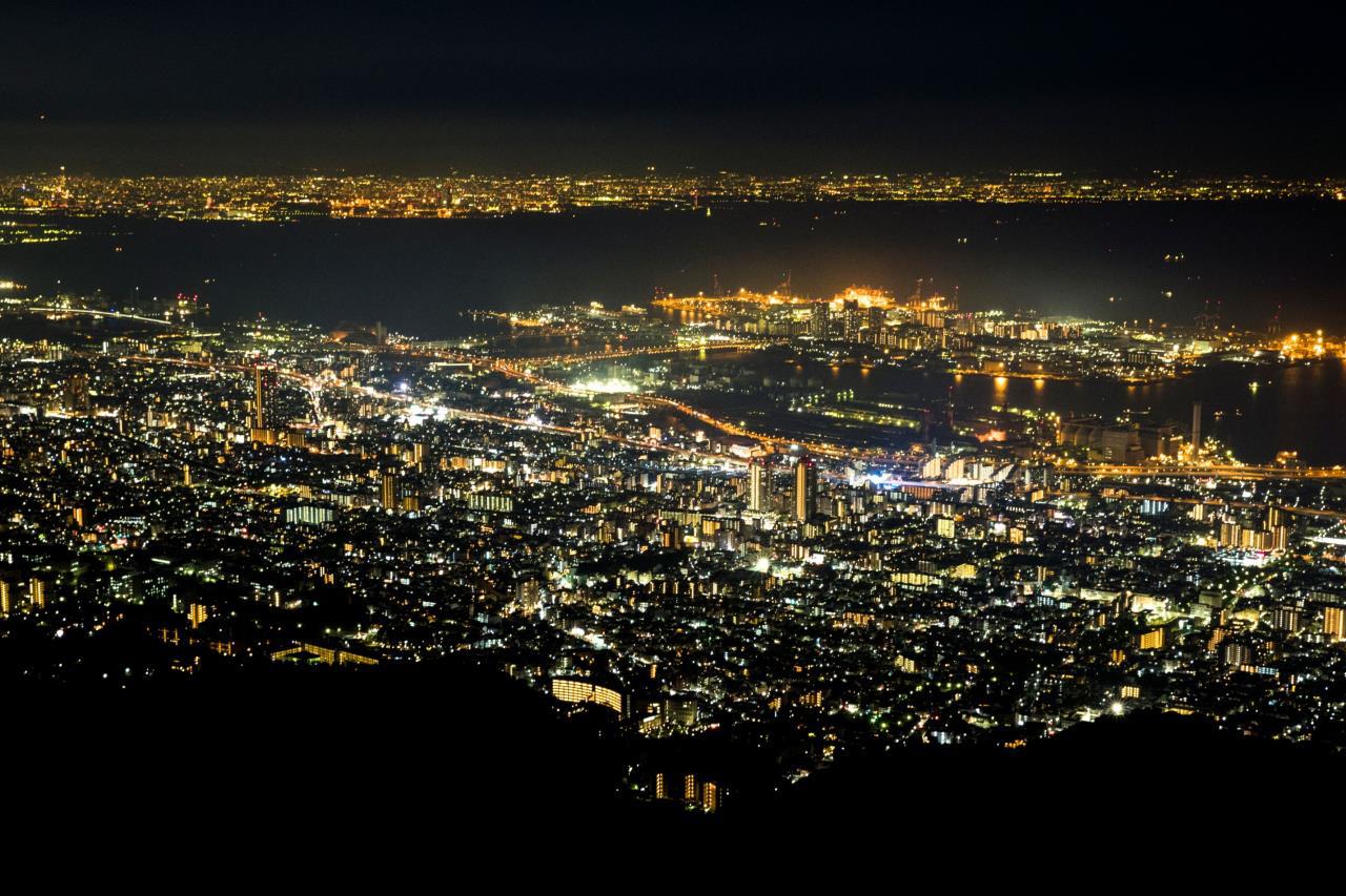 千万美元的六甲山夜景