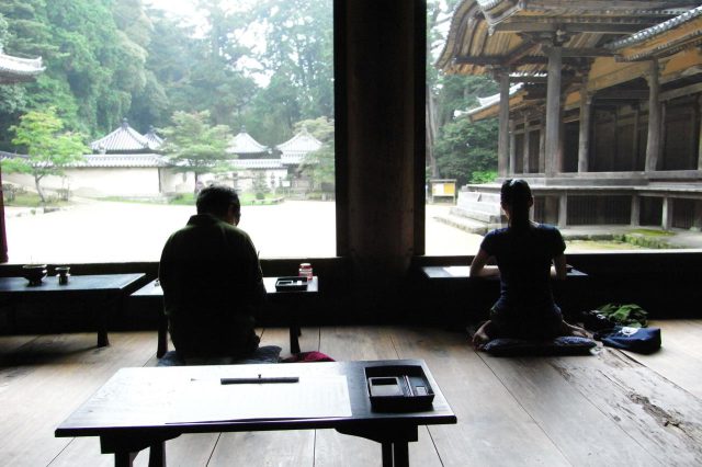 抄写花经体验 - 书写山圆教寺 -