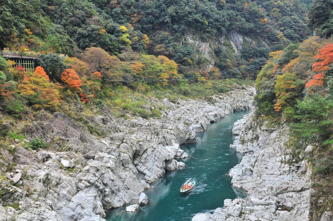 大歩危峡観光遊覧船