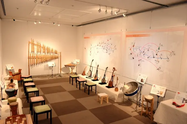 「平和構築の音楽」展  世界の民族楽器を体験できます