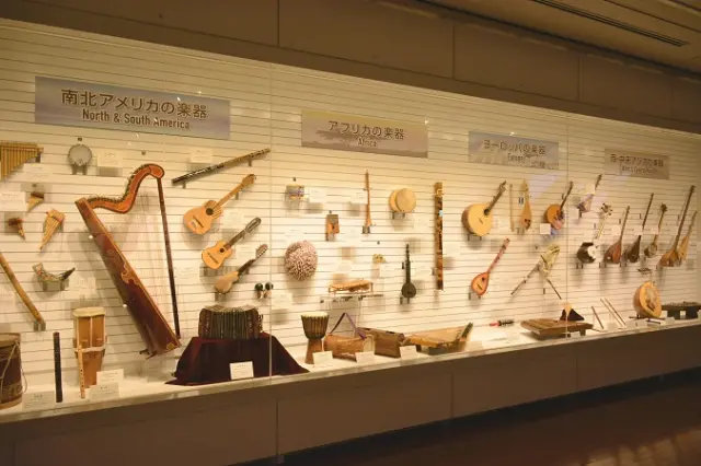 楽器展示室  世界の民族楽器