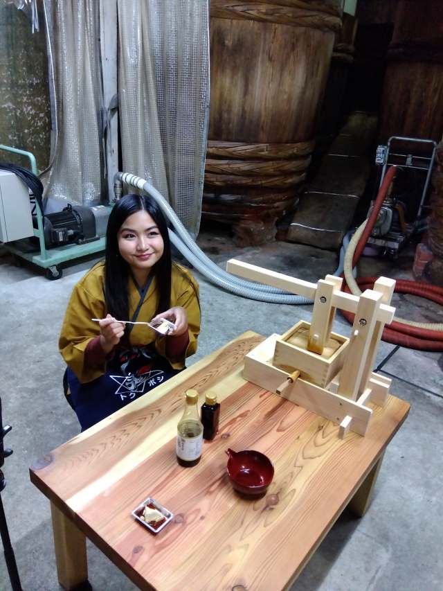 Tofu, a long-established tofu from Asuka Village that has been in business for more than 100 years, is served with soy sauce squeezed by yourself.
Asuka Village Commercial and Industrial Association