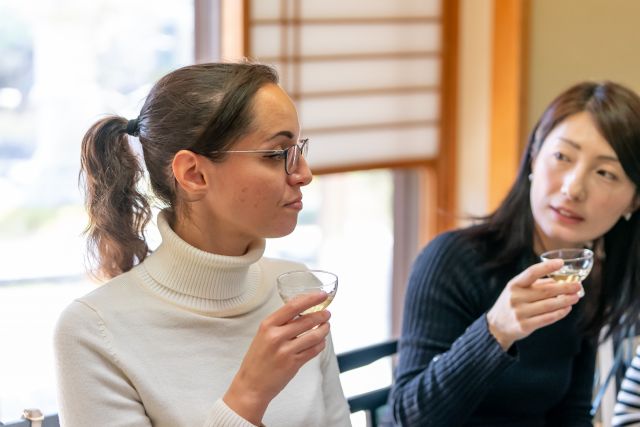 Sake tasting