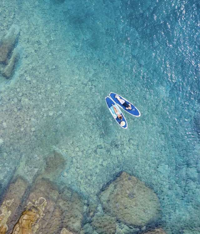 無人島でのＳＵＰ