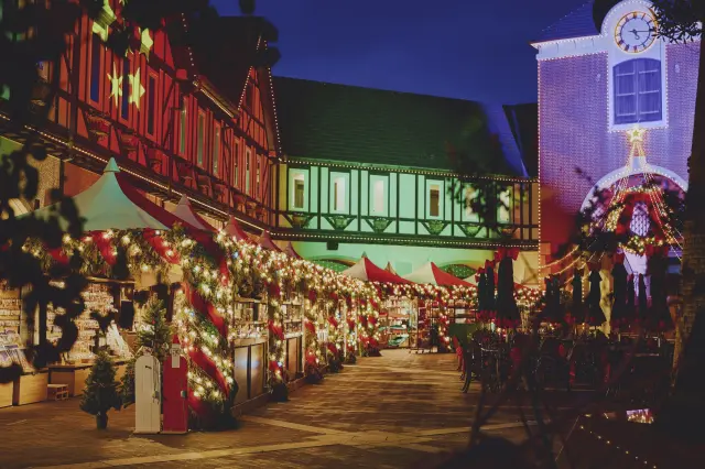 The Kobe Christmas Market - Castle Christmas - features authentic German ornaments, advent calendars, nutcrackers, and smoking man dolls. Enjoy a warm moment with a glass of mulled wine in your hand.
神戸布引ハーブ園／ロープウェイ