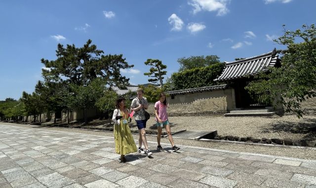 Onore Sho kanji experience & guided tour of World Heritage Site Horyuji Temple (with lunch)