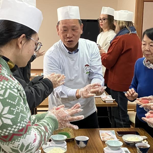 有田ならでは寿司」づくり体験