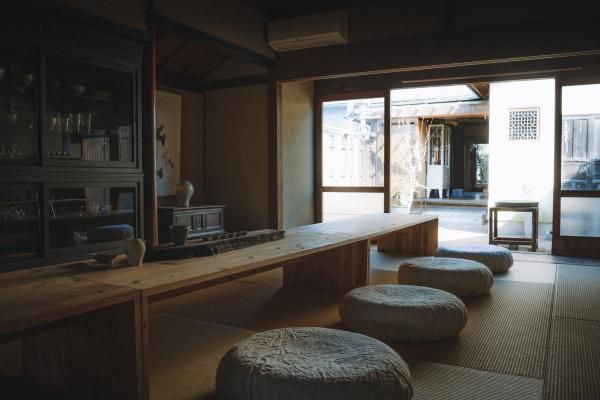 Teahouse located at the Jikonka store in the Seki-juku townscape, a two-minute walk from the workshop