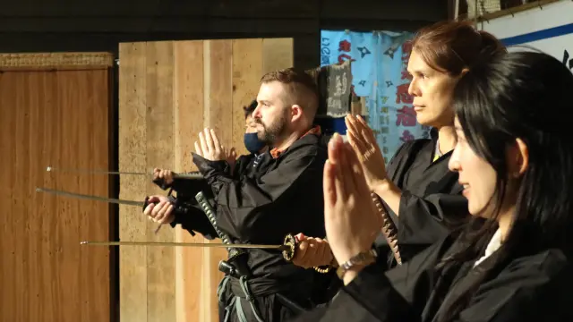 A Private Ninja Experience Guided by Hanzo Ukita on the Exclusive Ninja Show Stage After Hours.