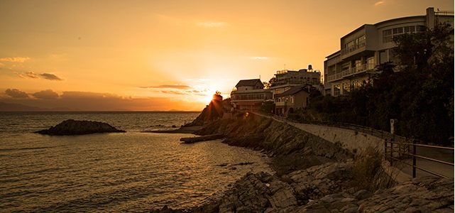 最高の夕陽を魅せる赤穂御崎。