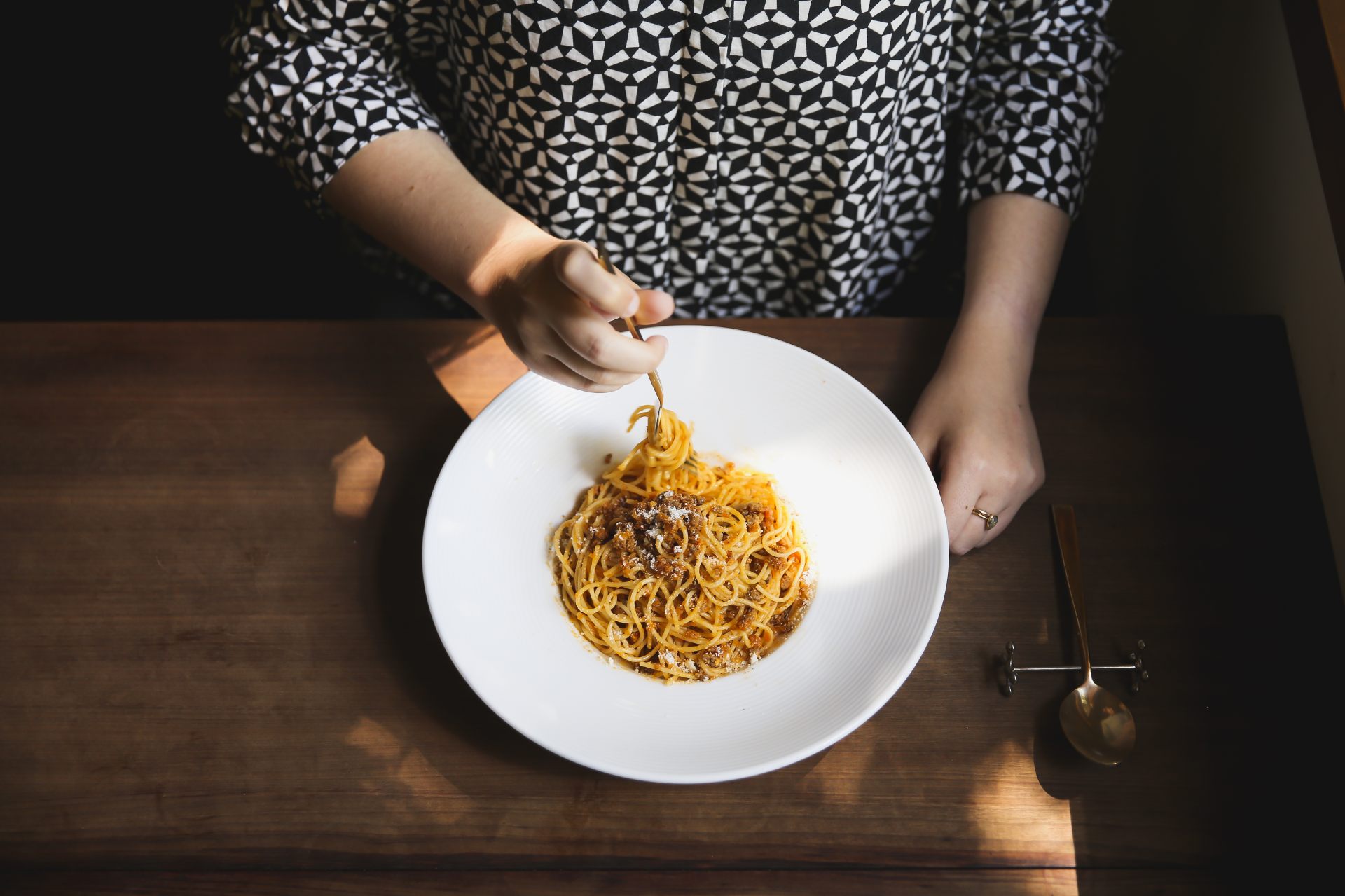 四季折々の野菜を使ったパスタは食べ応え抜群。